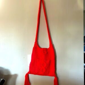 Orange  Crossbody Bag